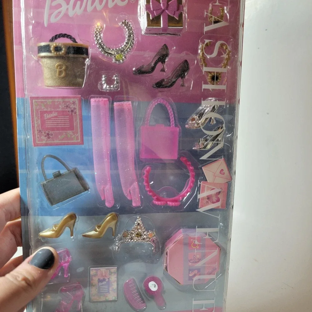 Barbie Fashion Avenue‎ Accessory Packs 2002 NEW, NRFB Shoes Purses